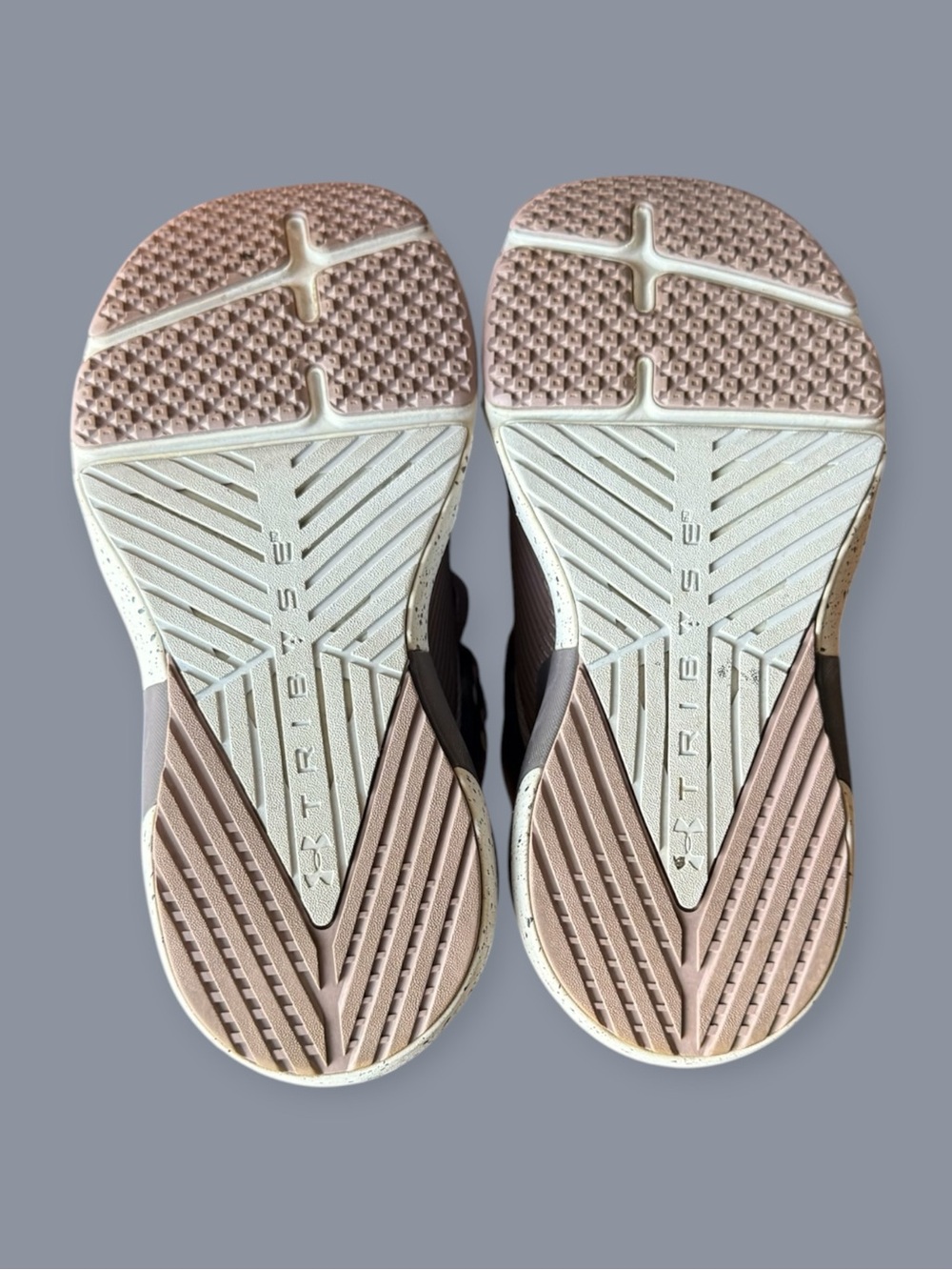 Under Armour Women’s Running Sneakers in Taupe and Ivory - Picture 7 of 11